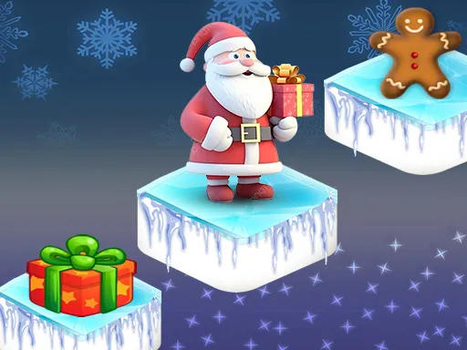 Santa Ice Jump: Wintry Leap Quest