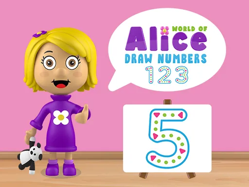 World of Alice: Learn to Draw Numbers