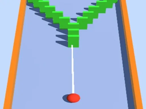 Ball Hit Domino Puzzle Game