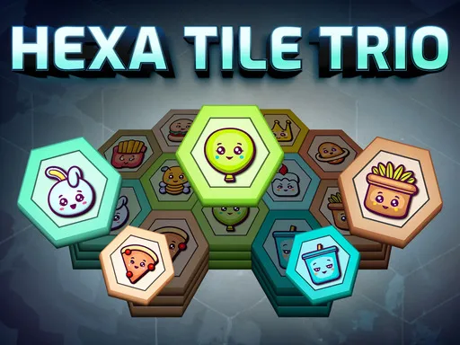 Hexa Tile Trio: Match and Stack Puzzle