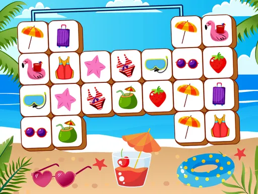 Sunny Link: Summer Tile Puzzle