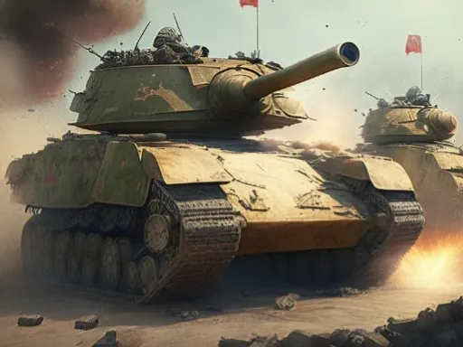 Tanks Counteroffensive Battle Defense